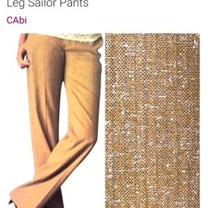 CAbi Tweed Sailor Trousers